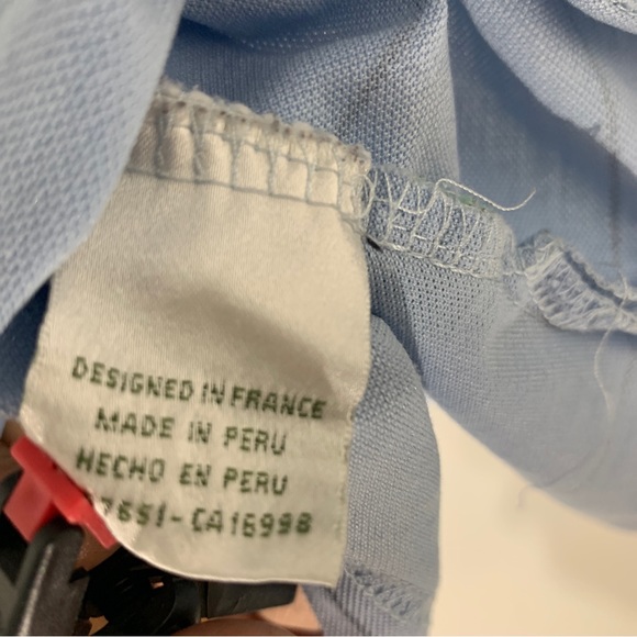 Lacoste Polo Shirt - Size 6 (medium) - Classic Fit - Made In Peru. - Picture 7 of 9